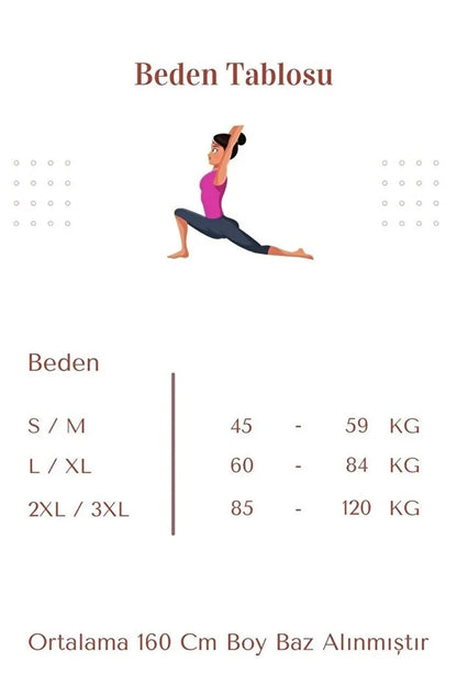 Silueta Sculpt Zıbın Korse beden tablosu